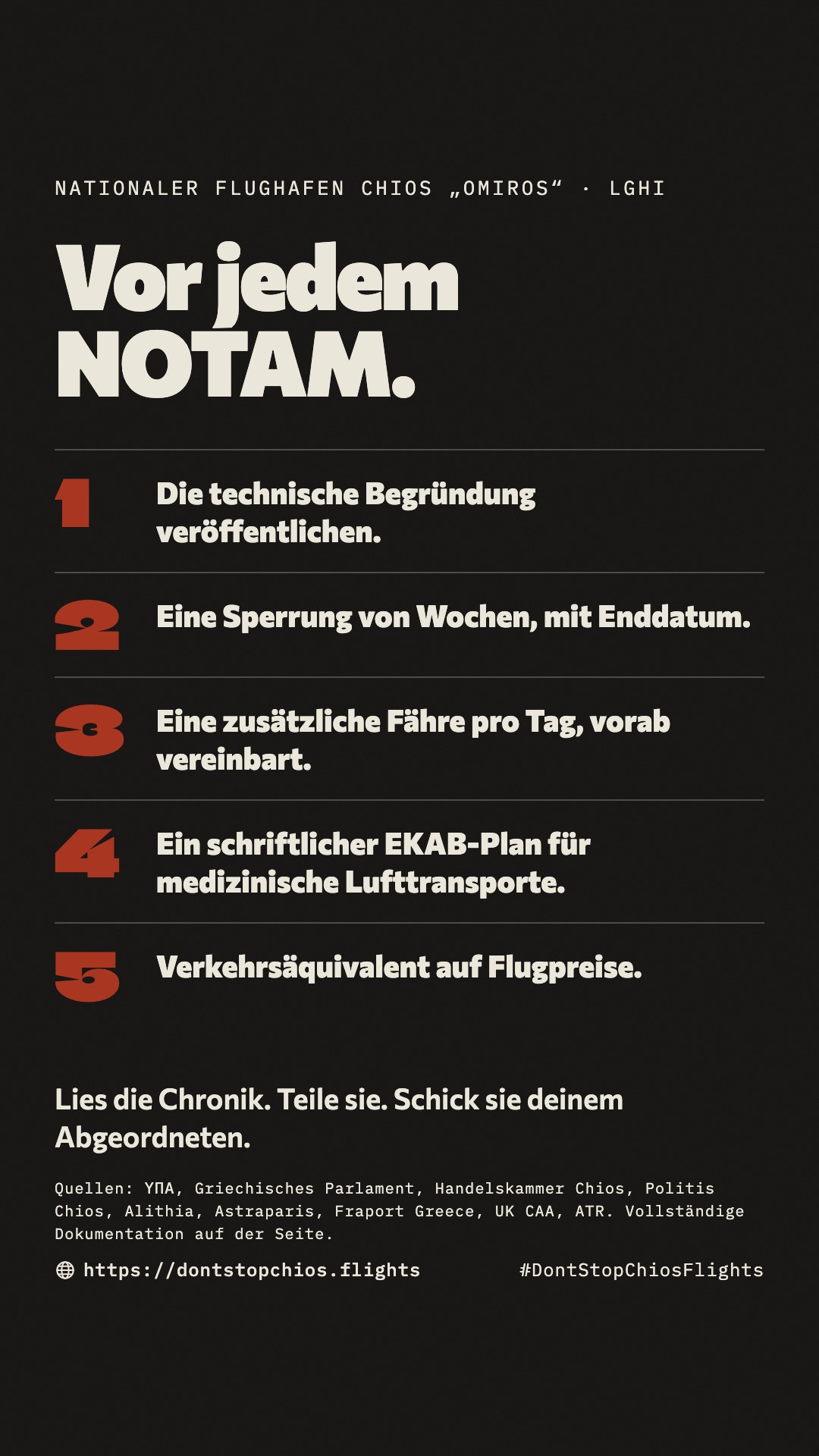 Was wir fordern